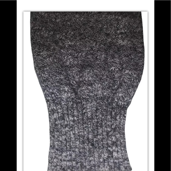 H&M Divided Charcoal 5 Button V-Neck Cardigan Elbow Patches Women’s Size 4 - Picture 5 of 11